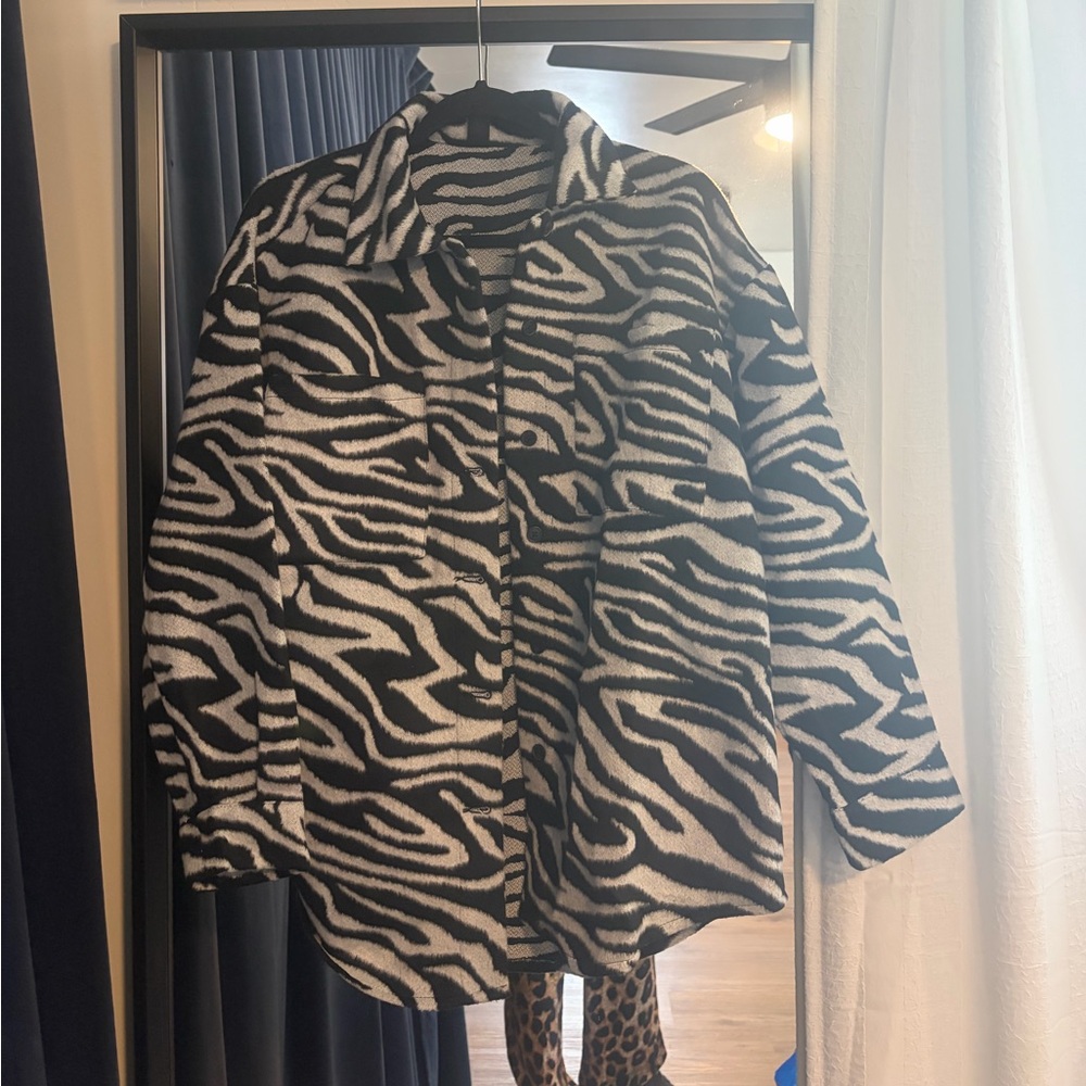 Zebra Print Jacket